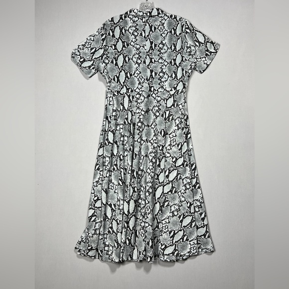 Lulus Snakeskin Print Dress Women’s Black/Gray SIZE L (New without label) - Picture 5 of 7